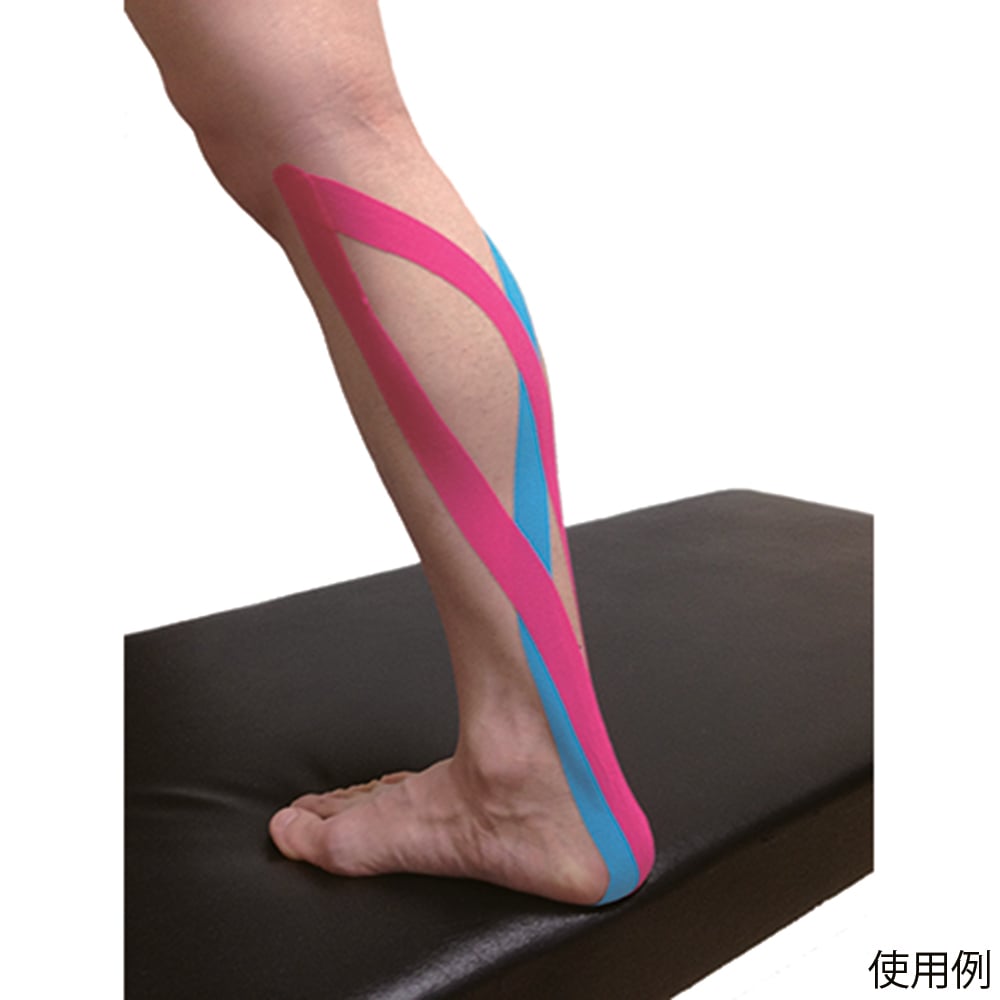 さらさキネシオロジーテープ 5cm×5m 青 6巻入 1箱　6KLB500 1箱(6巻入)