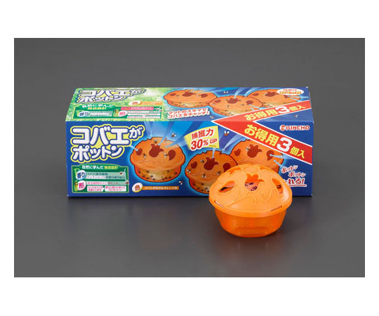 コバエ誘引剤(ｺﾊﾞｴﾎﾟｯﾄﾝ/3個)　EA941E-1 1箱(3個入)
