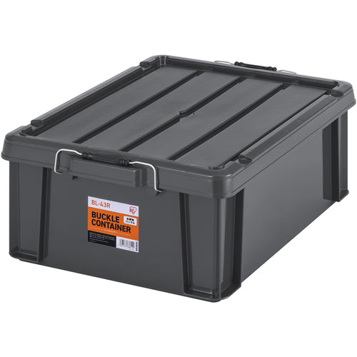 IRIS 299269 Buckle Container BL-43R Charcoal Gray BL43RH 1 pc