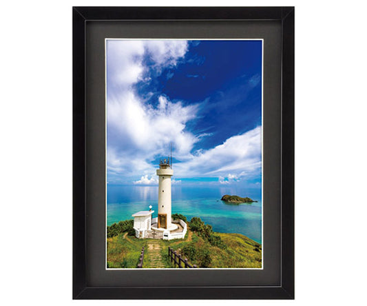 목제 액자 MM-01 A4 사이즈 아크릴 스탠드 첨부 블랙 FWMM01-BKA4A 1개