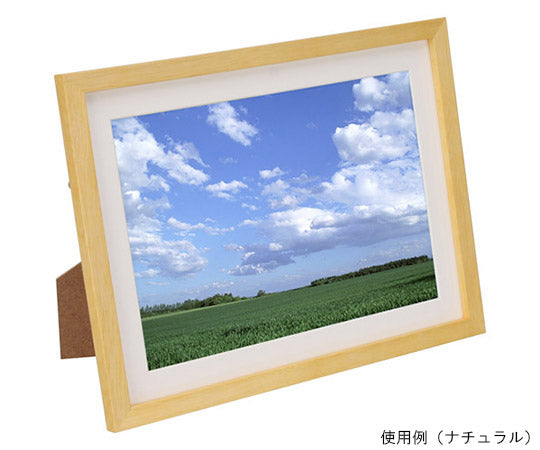 목제 액자 MM-01 A4 사이즈 아크릴 스탠드 첨부 블랙 FWMM01-BKA4A 1개