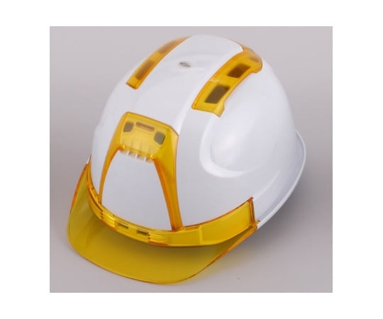 ヘルメット　Venti（ヴェンティー）　白/イエロー　No.390F-OTYY 1個