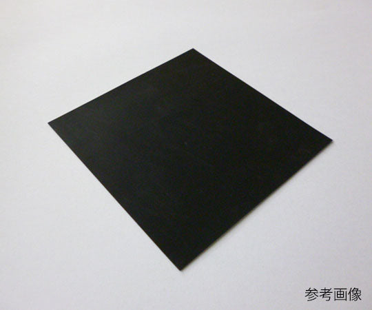 Natural rubber sheet, black, 500 x 500 x 0.5 mm, 1 sheet