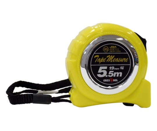 락 첨부 메이저(JIS 첨부) 5.5 m×19 mm 옐로우 478138641 1개