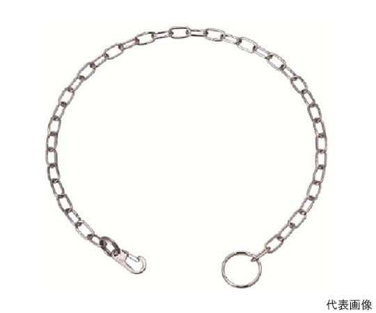 Stainless steel pocket chain MP type (with mini clip on one end) Total length 300mm C: 3mm B2237 1 pack
