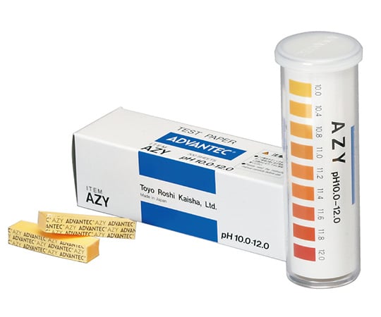 pH 시험지 병들이 타입 AZY 08001120 1상자(50장×6 포장입)