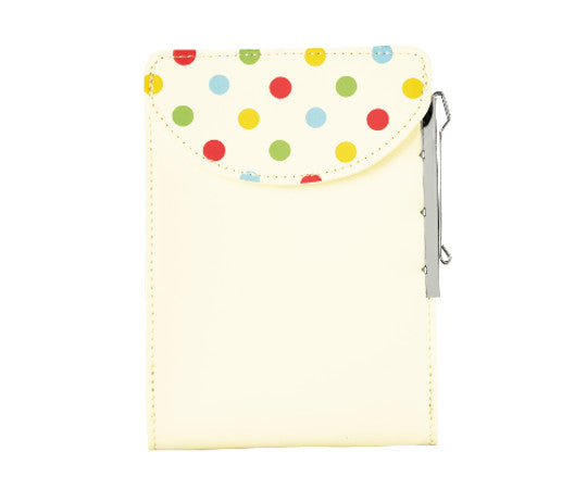 Hook and Loop Pencil Case, Dot White, 334265, 1 pc