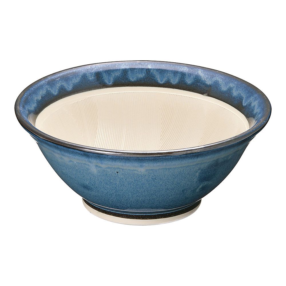 Blue Sea Cucumber Suribachi Bowl (with Silicone Rubber) No. 8 1 piece