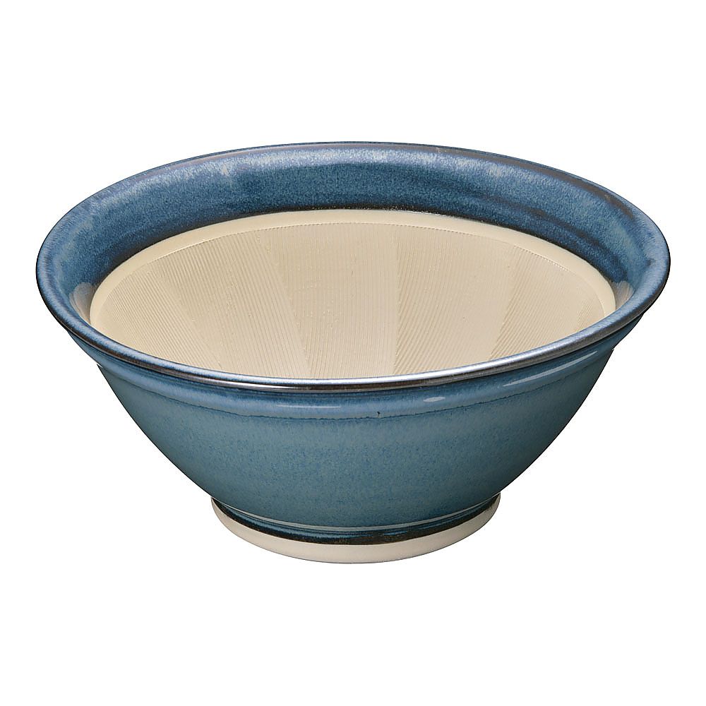 Blue Sea Cucumber Suribachi Bowl (with Silicone Rubber) Size 9, 1 Piece