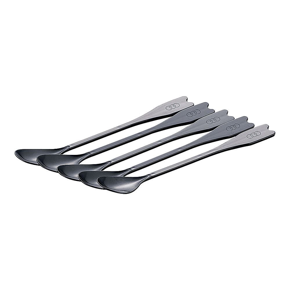 Long Muddler Spoon (500 pieces) Black 1 set (500 pieces)