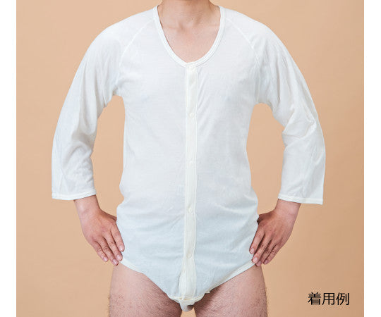 신사·부인 공용 앞 열림 7분 소매 바디 셔츠 S No.112S 1장