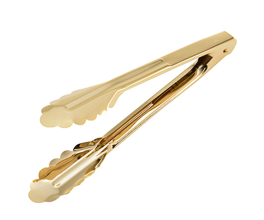 Multi-purpose tongs, gold, small, 11922009, 1 piece