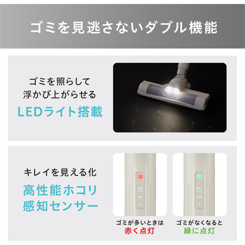 ＩＲＩＳ　２９９１８８　充電式サイクロンスティッククリーナーＭａｇｉＣａｌｅｅｎａ　グレージュ　SCD-123P-HC　1 台