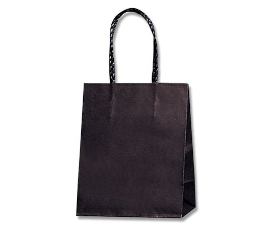 手提げ紙袋　スムースバッグ　黒無地　25枚　003155901 1袋(25枚入)