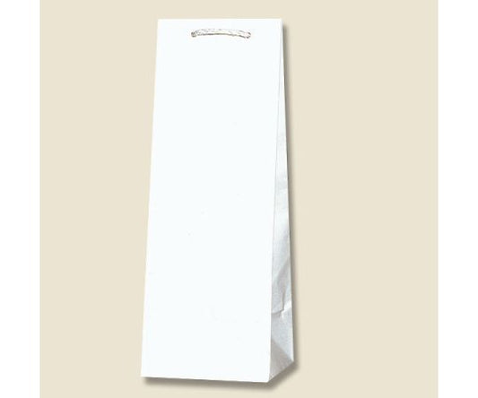 手提げ紙袋　T型チャームバッグ　白無地　25枚　003191000 1袋(25枚入)