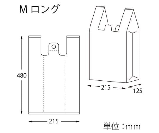 レジ袋　EFハンド　ハンガータイプ　Mロング　100枚　006645918 1袋(100枚入)