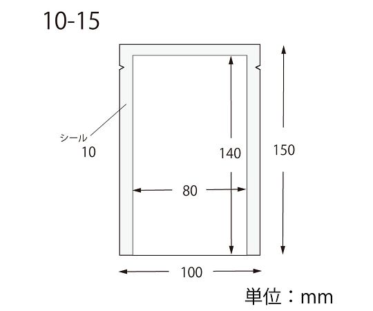 폴리 봉투 나일론 폴리 100 매 006679830 1 팩 (100 매 입)