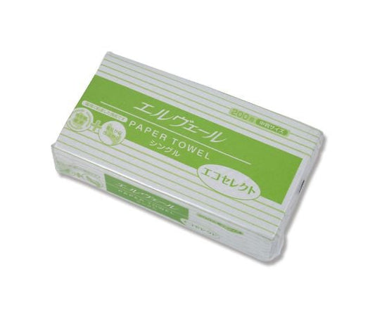 Elveil Paper Towel Eco Select Single Medium Size 200 Sheets 004747768 1 bag (200 sheets)