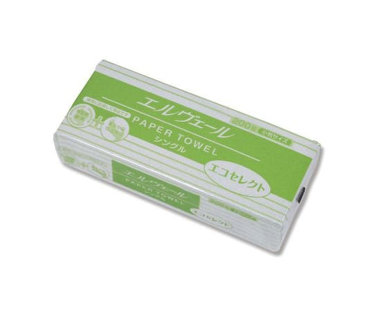 Elveil Paper Towel Eco Select Single Oval 200 Sheets 004747769 1 bag (200 sheets)