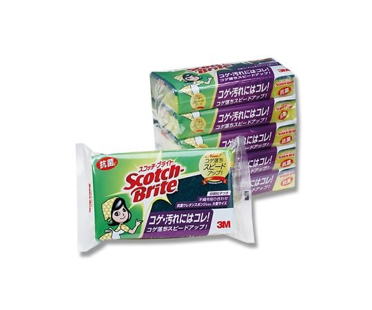 스카치 브라이트 우레탄 스폰지 타와시 5개 팩 004781506 1팩(5개입)