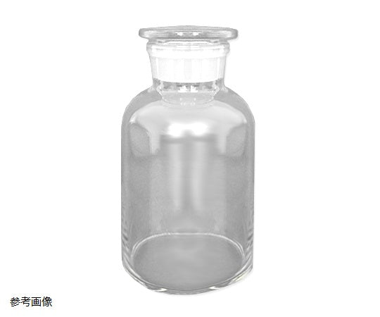 Wide-mouth reagent bottle with stopper, white, 30mL, CL3120-01-10, 1 piece