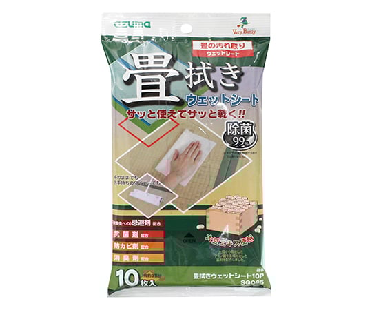 다다미 닦아 젖은 시트 10장입 SQ065 1팩(10장입)