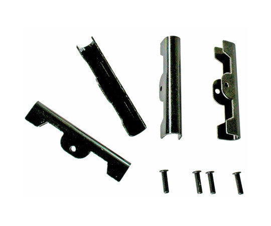 Indirect claws for ribs, black, pack of 4, small, US-020, 1 set (pack of 4)