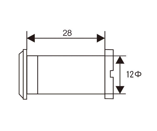 ドアビュアー　クローム　VA-250 1個