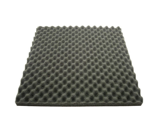 Polyurethane foam corrugated soft type 30 x 400 x 400 mm PUF-08 1 sheet