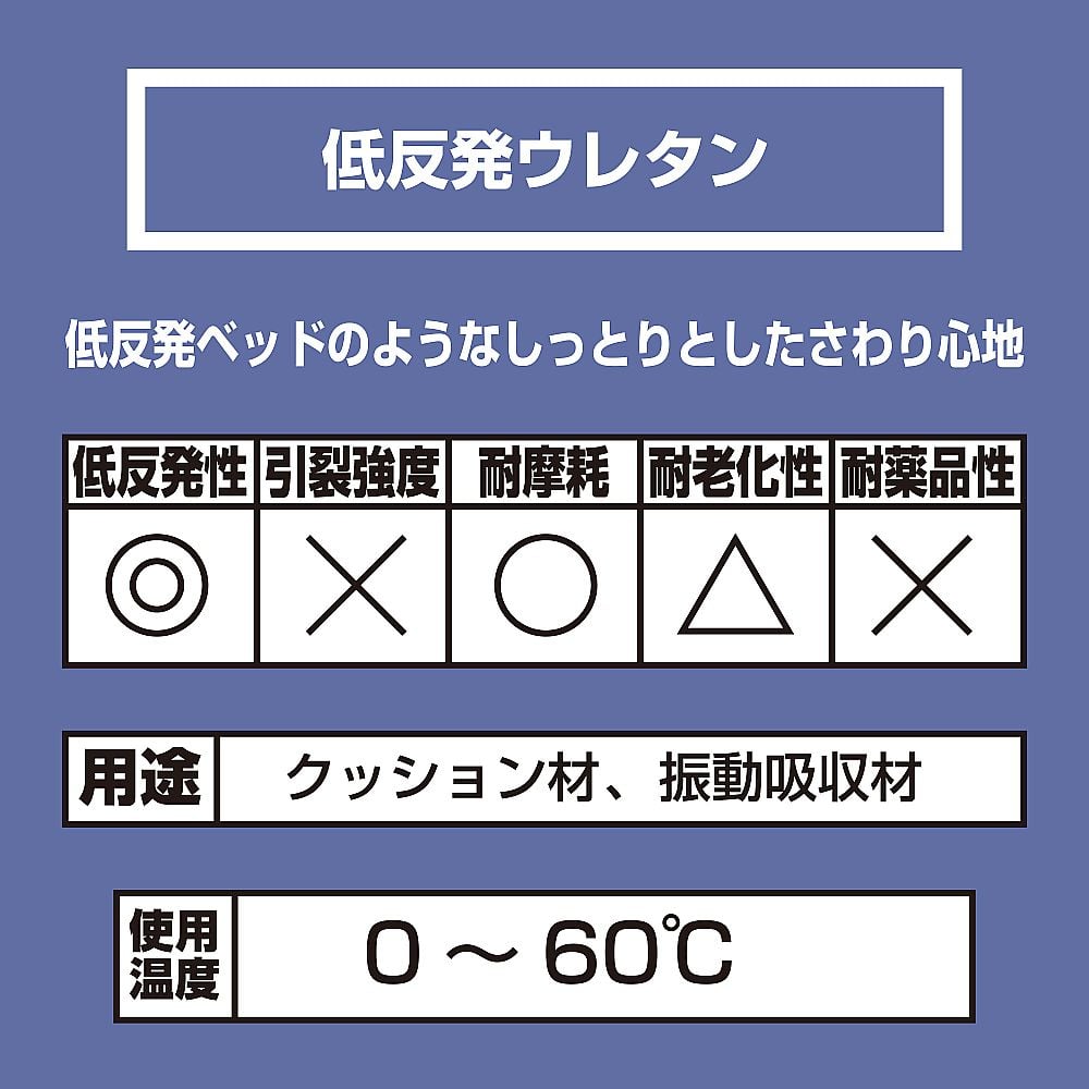 저반발 우레탄 폼 두께 30mm×세로 300mm×가로 300mm PUF-06 1장