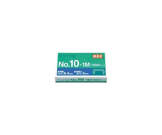 Staples 1000 pcs 20 pcs MS91187 NO.10-1M 1 box (1000 pcs x 20 boxes)