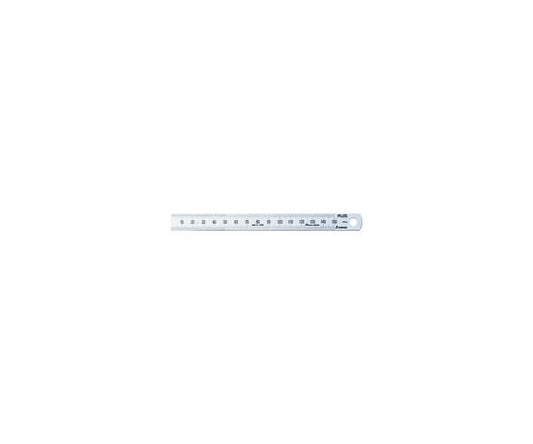 Stainless steel ruler 15cm x 0.5mm thick, silver, 1 piece