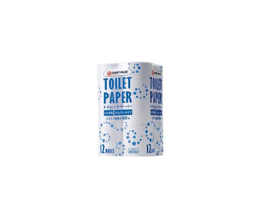 トイレットペーパーE　シングル　12個　N105J 1パック(12ロール入)