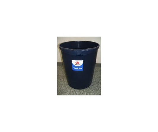 Trash can with handle, round, 18.3L, blue, 1 set (5 pieces) N153J-B5 1 set (5 pieces)