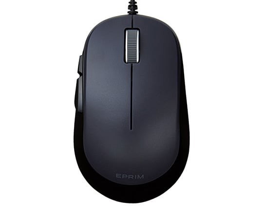 5-button Blue LED wired mouse, black, M-Y9UBBK, 1 piece