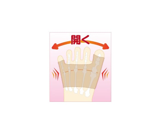 Nakayama Style Bunion/Bunion Taping Supporter for Left Foot 1 pc