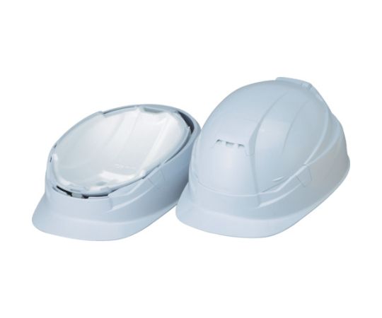 TOYO　作業用防災用折りたたみヘルメットBLOOM3　MOVO　白　NO.105-WH 1個