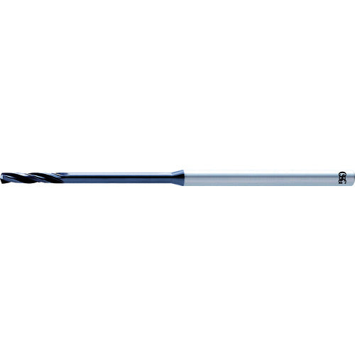 OSG Carbide Coated Drill, Carbide 3-Flute Long Neck Type for High Hardness Copper, Blade Diameter 2.5mm, 8569025, FHL-GDTS-2.5X30, 1 Piece