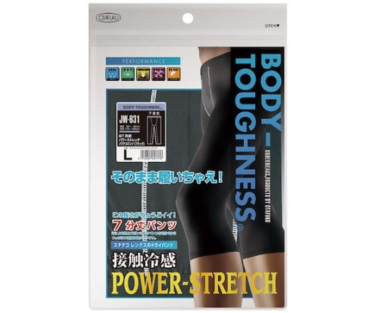 BT Cool Power Teco 7/8 Length Pants Black L JW-631-BK-L 1 piece