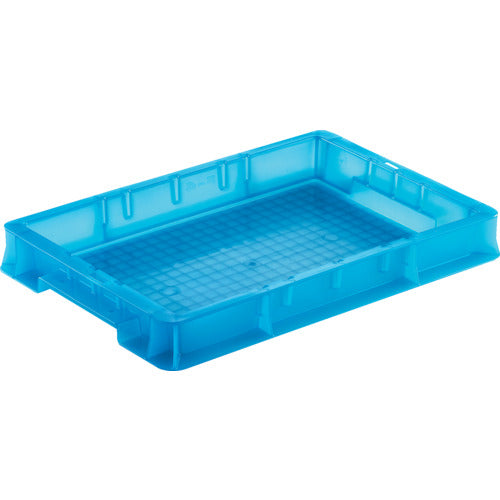 DIC 에코 시리즈 F형 컨테이너 F-4 외치수：W424×D291×H56 클리어 블루 F-4 ECO CBL 1개