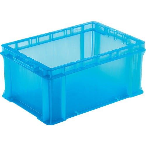 DIC 에코 시리즈 F형 컨테이너 F-17 외치수：W424×D291×H197.5 클리어 블루 F-17 ECO CBL 1개