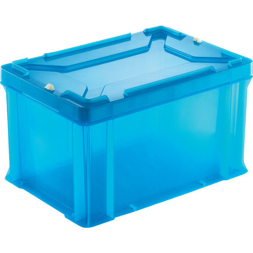 DIC 에코 시리즈 F형 컨테이너 F-21 외치수：W424×D291×H244.5 클리어 블루 F-21 ECO CBL 1개