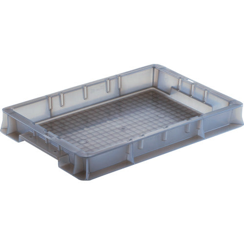 DIC 에코 시리즈 F형 컨테이너 F-4 외치수：W424×D291×H56 클리어 블랙 F-4 ECO CBK 1개