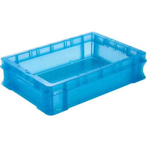 DIC 에코 시리즈 F형 컨테이너 F-8 외치수：W424×D291×H102.5 클리어 블루 F-8 ECO CBL 1개