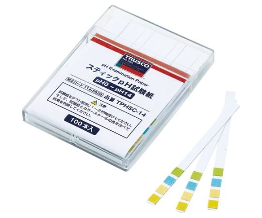 스틱 pH 시험지 (pH0~14) 1케이스(100장입) TPHSC-14 1케이스(100장입)
