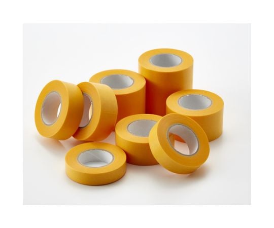 Masking tape for architectural painting, width 18mm, length 18m, 7 rolls, yellow, MTA-1818-7-Y, 1 pack (7 rolls)