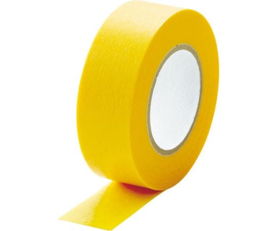 Masking tape for architectural painting, width 18mm, length 18m, 7 rolls, yellow, MTA-1818-7-Y, 1 pack (7 rolls)