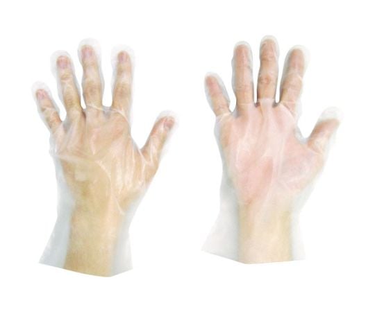 ポリDTエンボス指絞り M 1箱（100枚入）　LPE0190WE-TB M 1箱(100枚入)