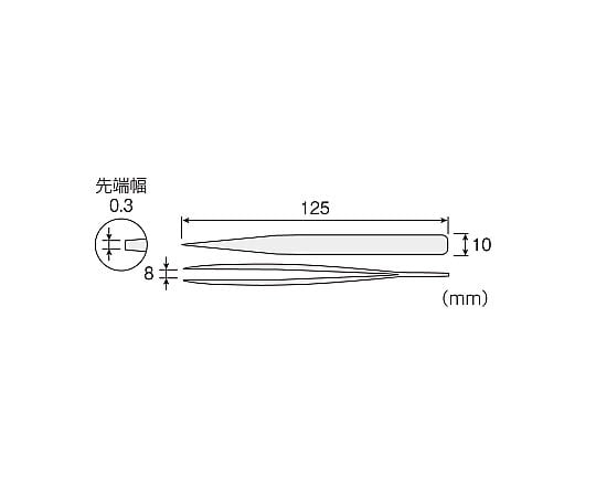 チタンピンセット　PP-120 1本