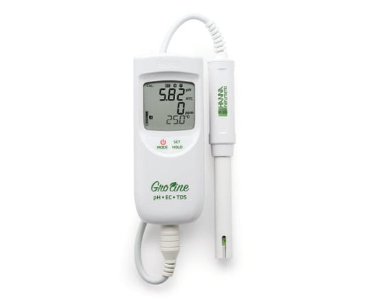 GroLine Portable pH/EC/TDS/℃ Meter HI9814D 1 unit
